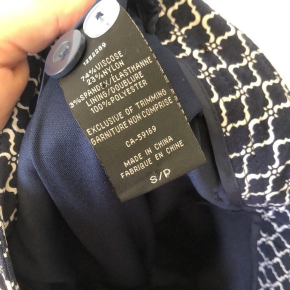 Mario SERRANI / Blue and White skort - Picture 8 of 8